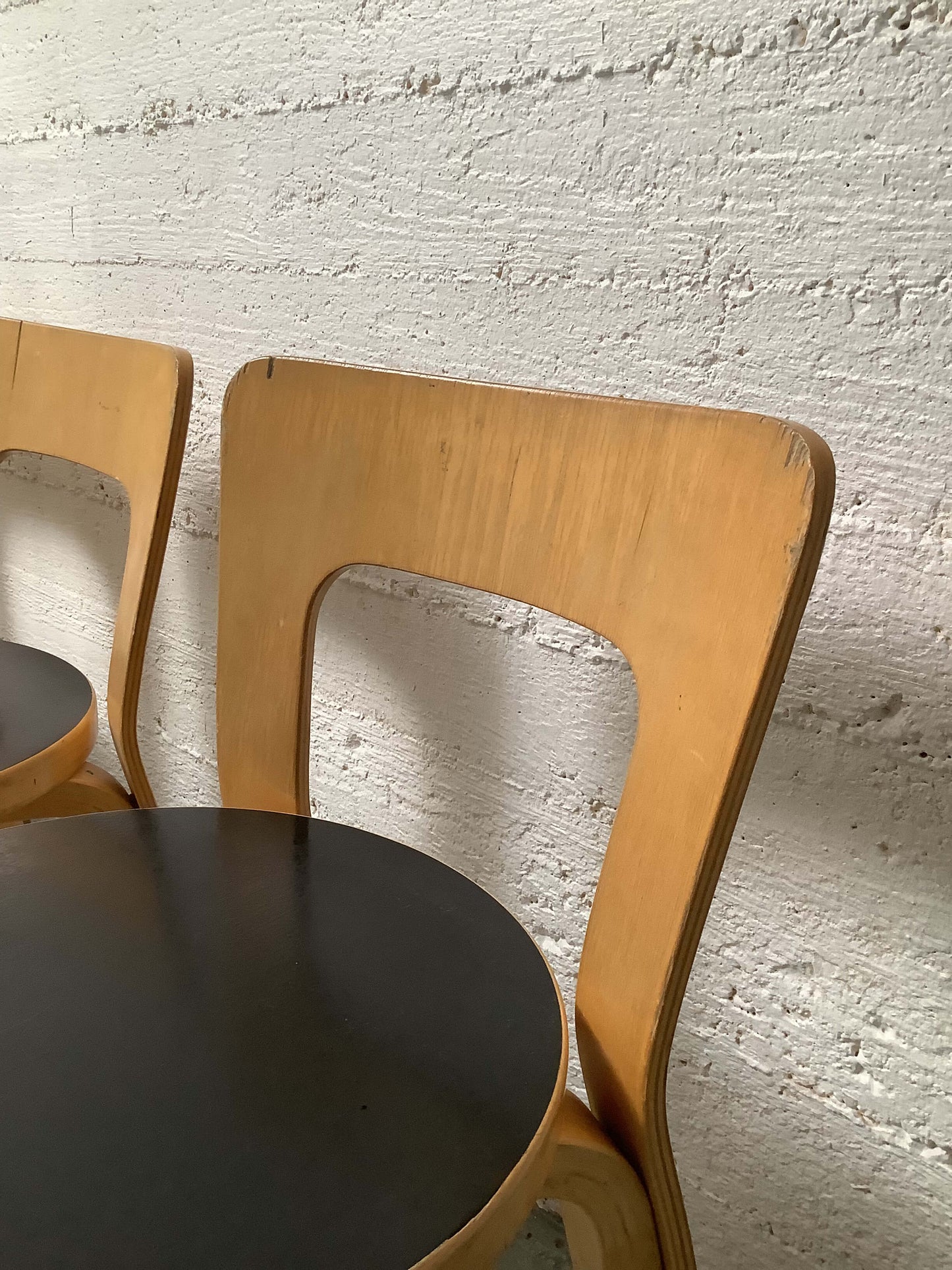 Artek Aalto N65 lasten tuoli, koivu/ musta