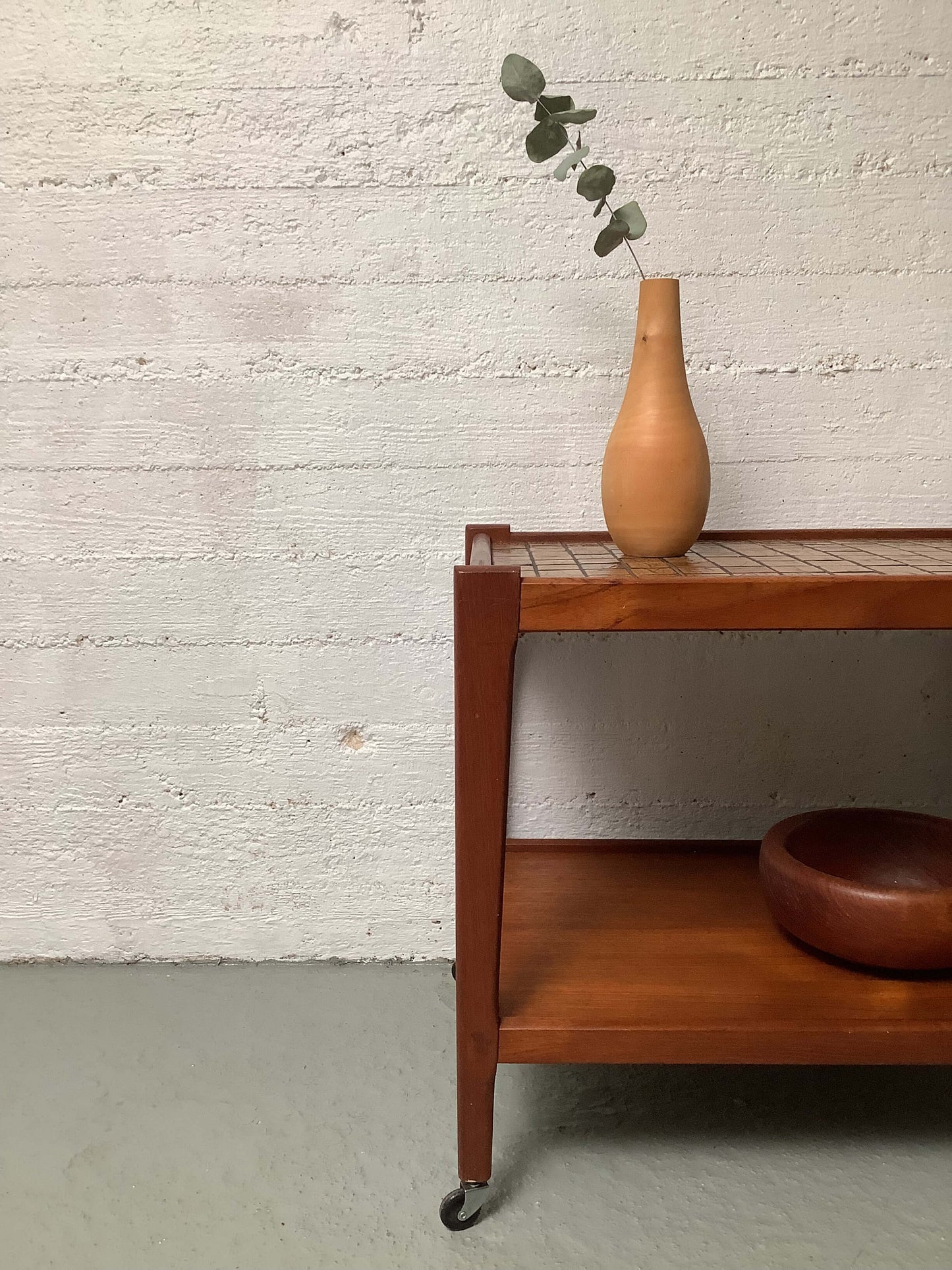 Teak-tarjoilupöytä 60-luku