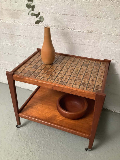 Teak-tarjoilupöytä 60-luku