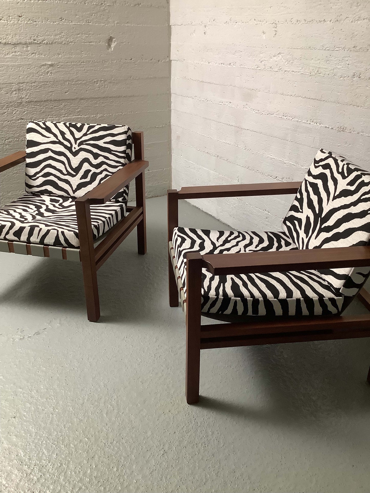 Teak-runkoiset satulavyönojatuoli 60-luku