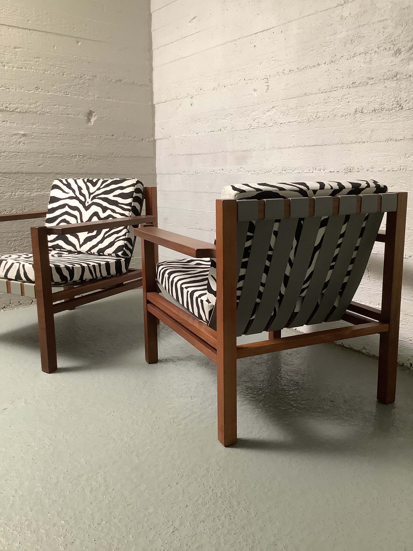 Teak-runkoiset satulavyönojatuoli 60-luku