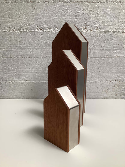 Teak-koristetalot 3kpl