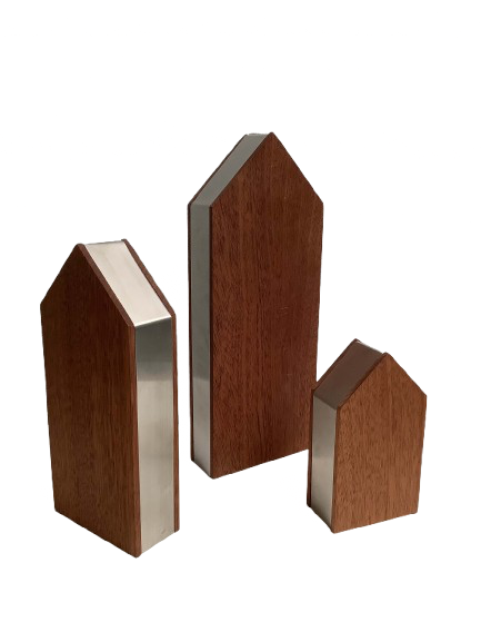 Teak-koristetalot 3kpl