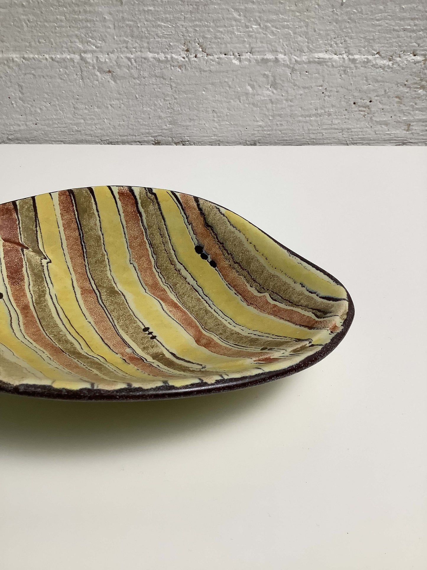 W.Germany värikäs keraaminen kulho