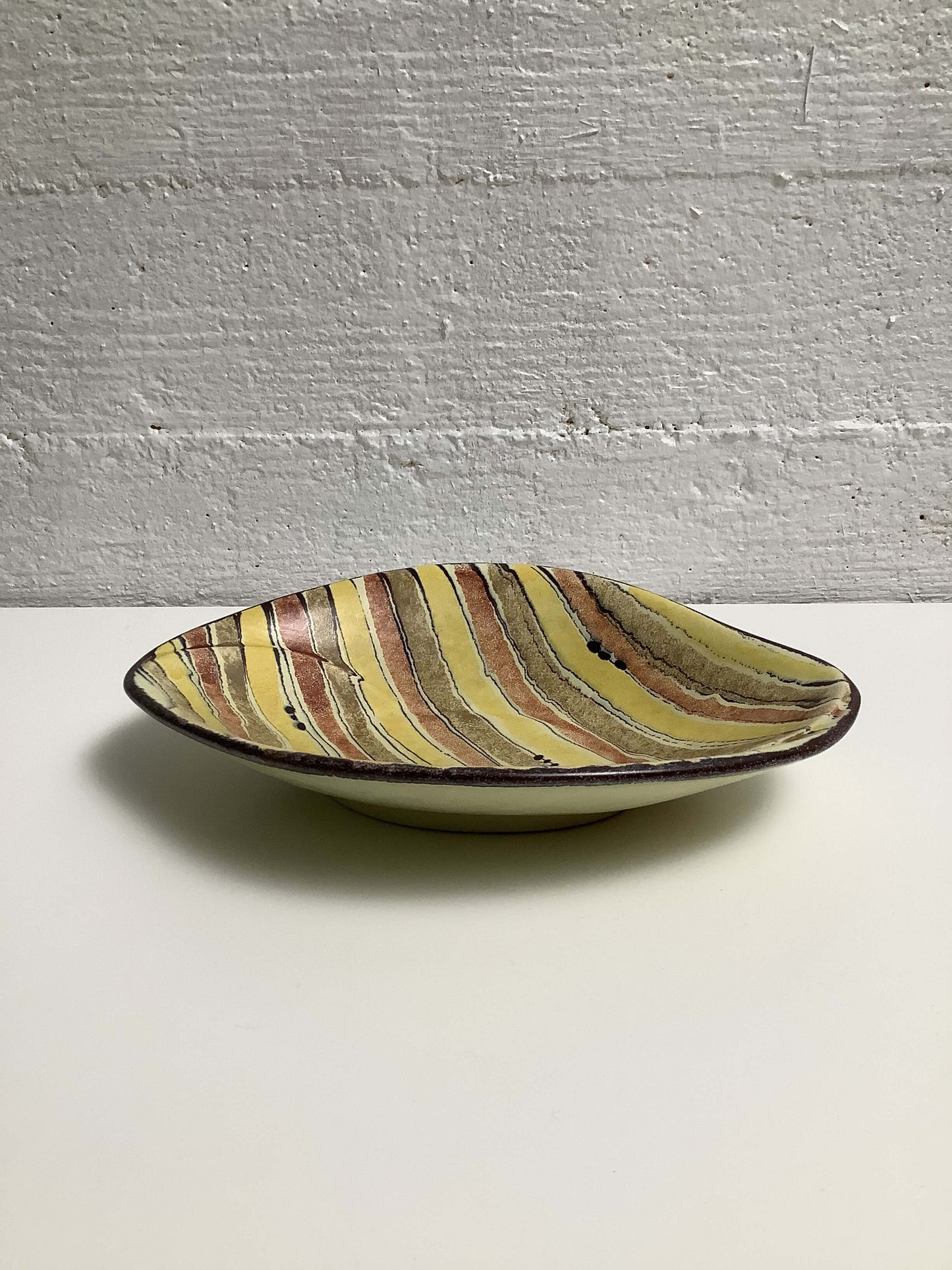 W.Germany värikäs keraaminen kulho