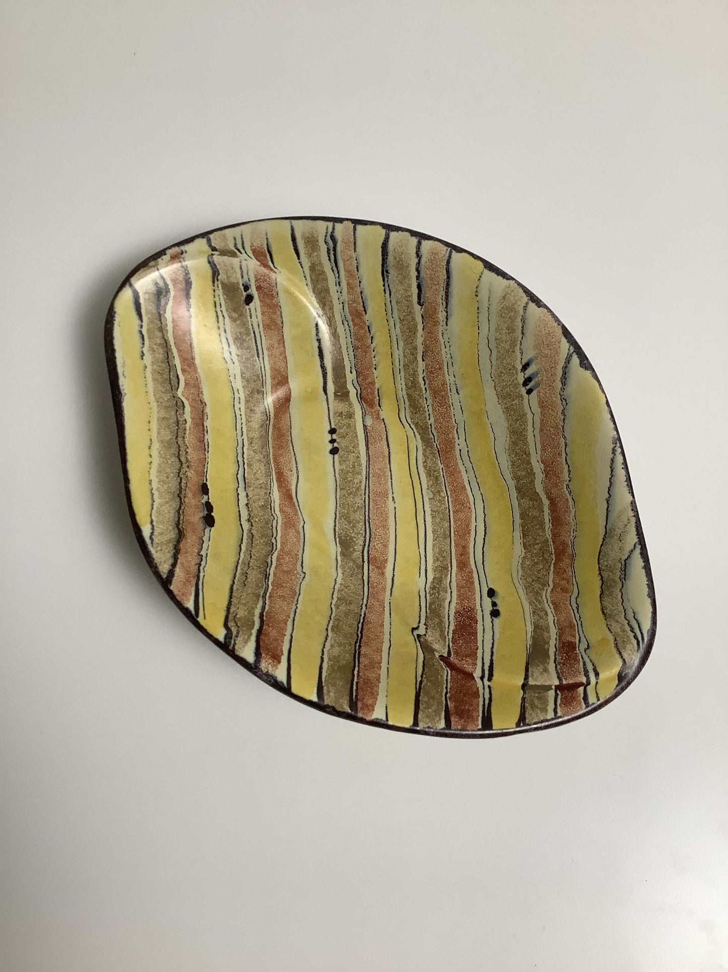 W.Germany värikäs keraaminen kulho