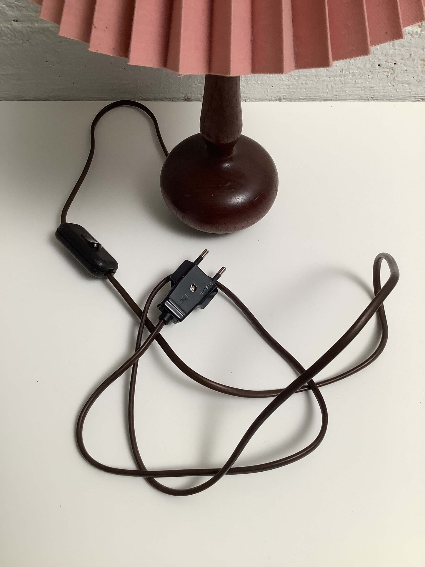 Teak-pöytävalaisin 60-luku