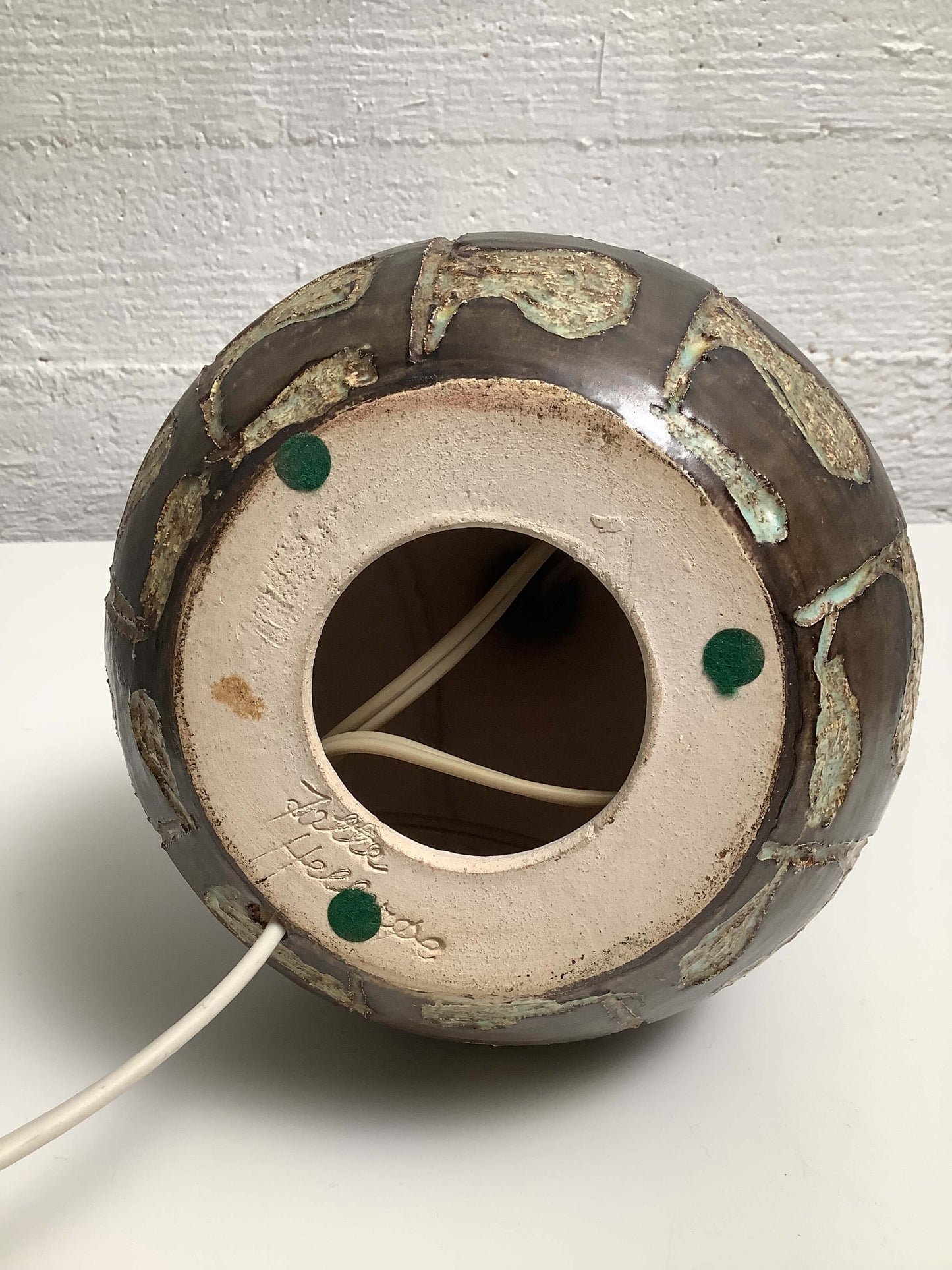 Jette Helleroe keraaminen pöytävalaisin