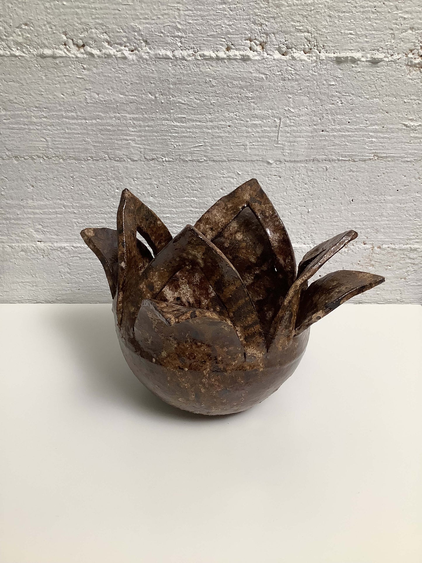 Kaunis keraaminen maljakko 70-luku