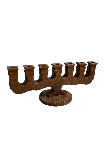 Käsintehty brutaalinen kynttilänjalka 1943, Sweden.