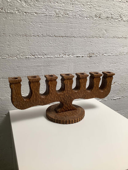 Käsintehty brutaalinen kynttilänjalka 1943, Sweden.