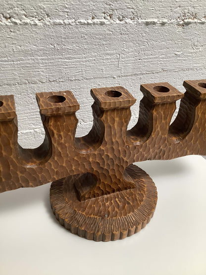 Käsintehty brutaalinen kynttilänjalka 1943, Sweden.