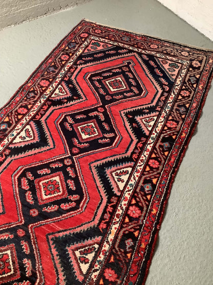 Käsinsolmittu villamatto IRAN HAMADAN