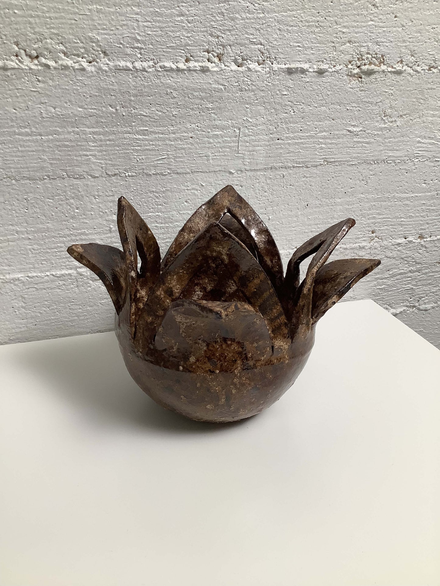 Kaunis keraaminen maljakko 70-luku