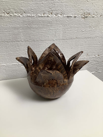 Kaunis keraaminen maljakko 70-luku