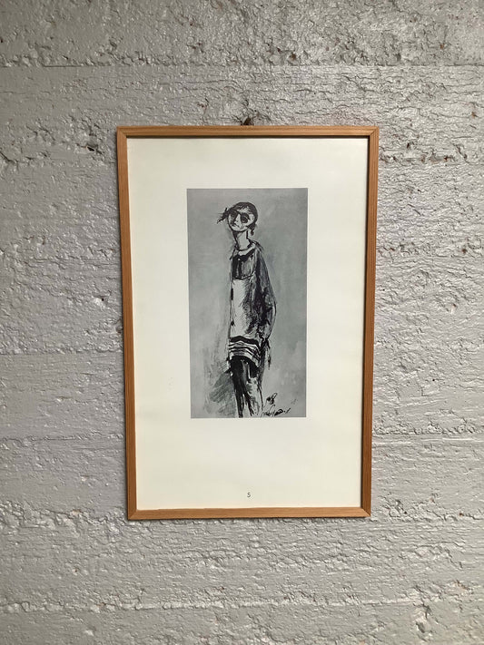 Vintage printti taulu