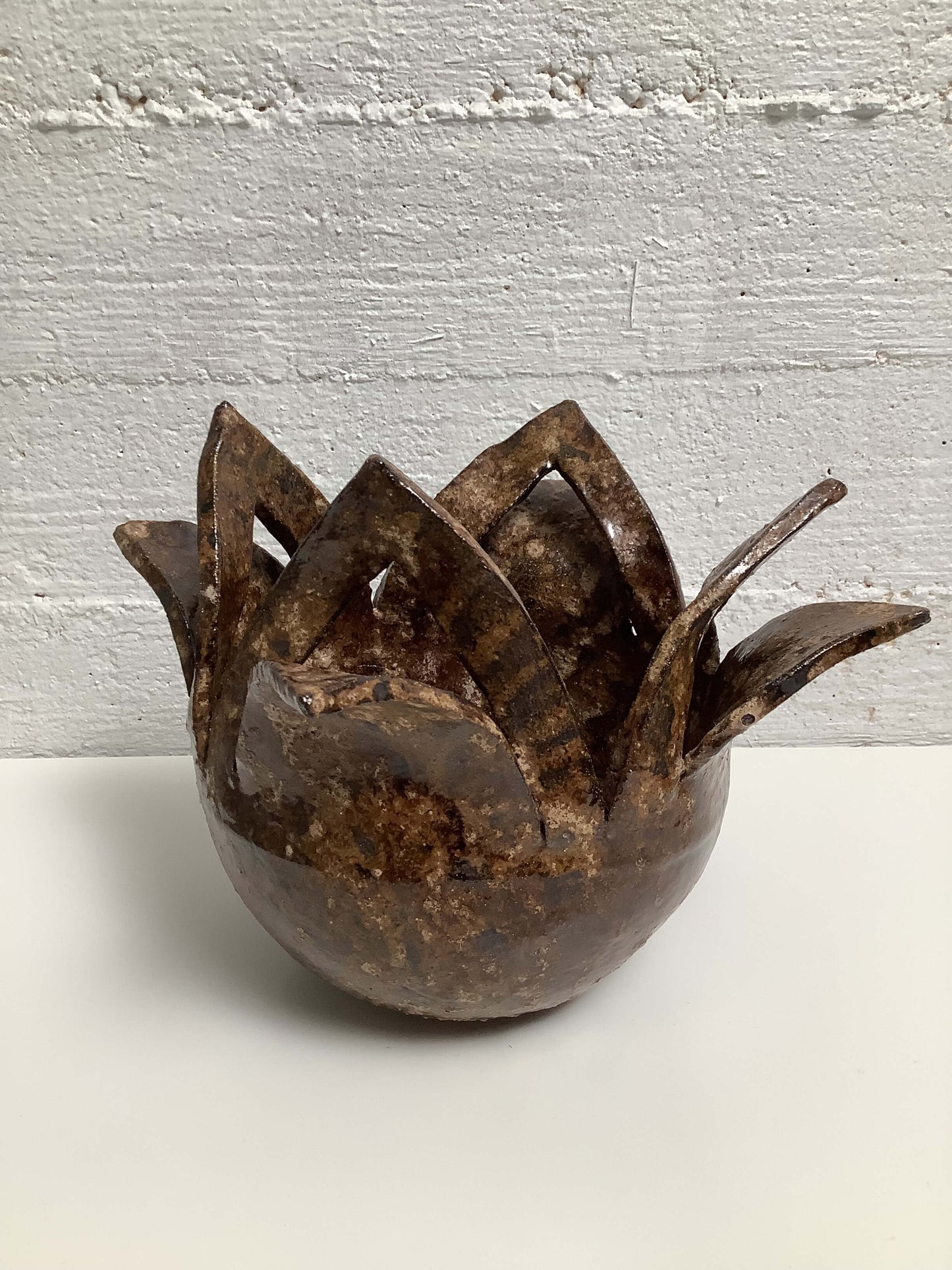 Kaunis keraaminen maljakko 70-luku