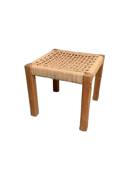 Tanskalainen punosjakkara 60/70-luku