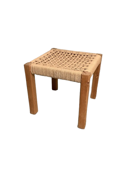 Tanskalainen punosjakkara 60/70-luku