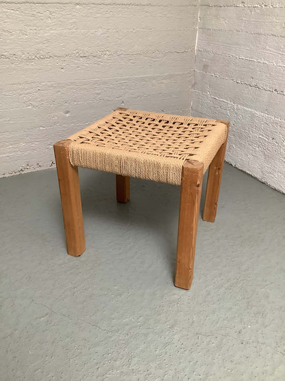 Tanskalainen punosjakkara 60/70-luku