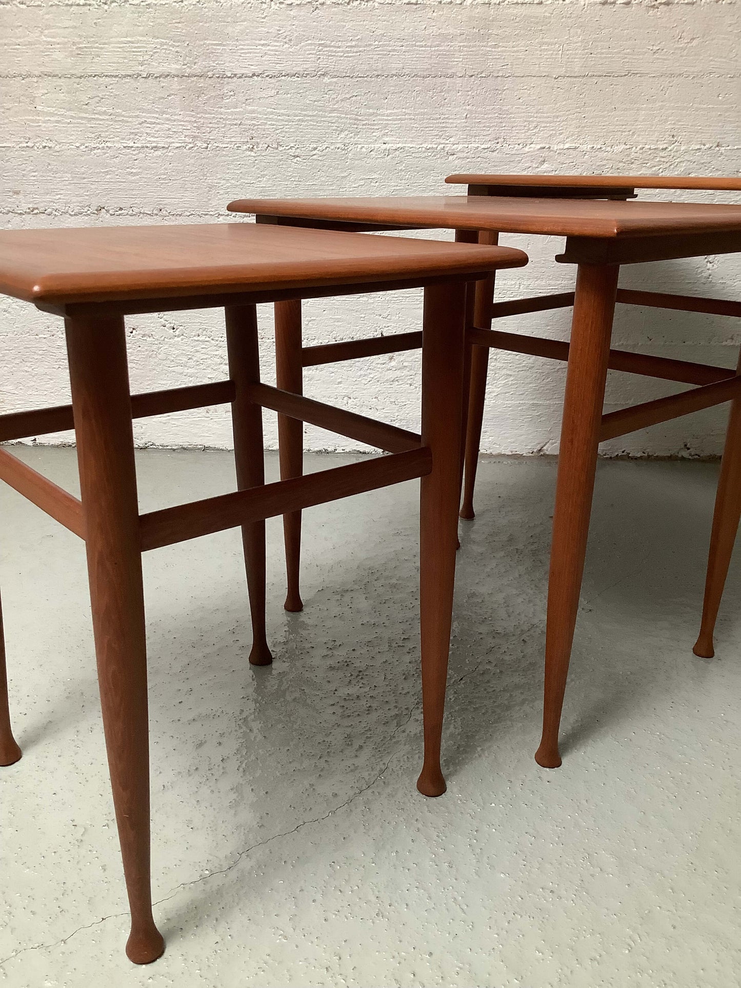 Tanskalainen teak sarjapöytä 60-luku
