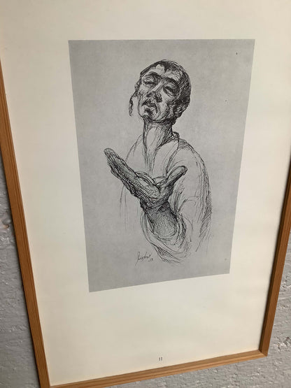 Vintage printti taulu