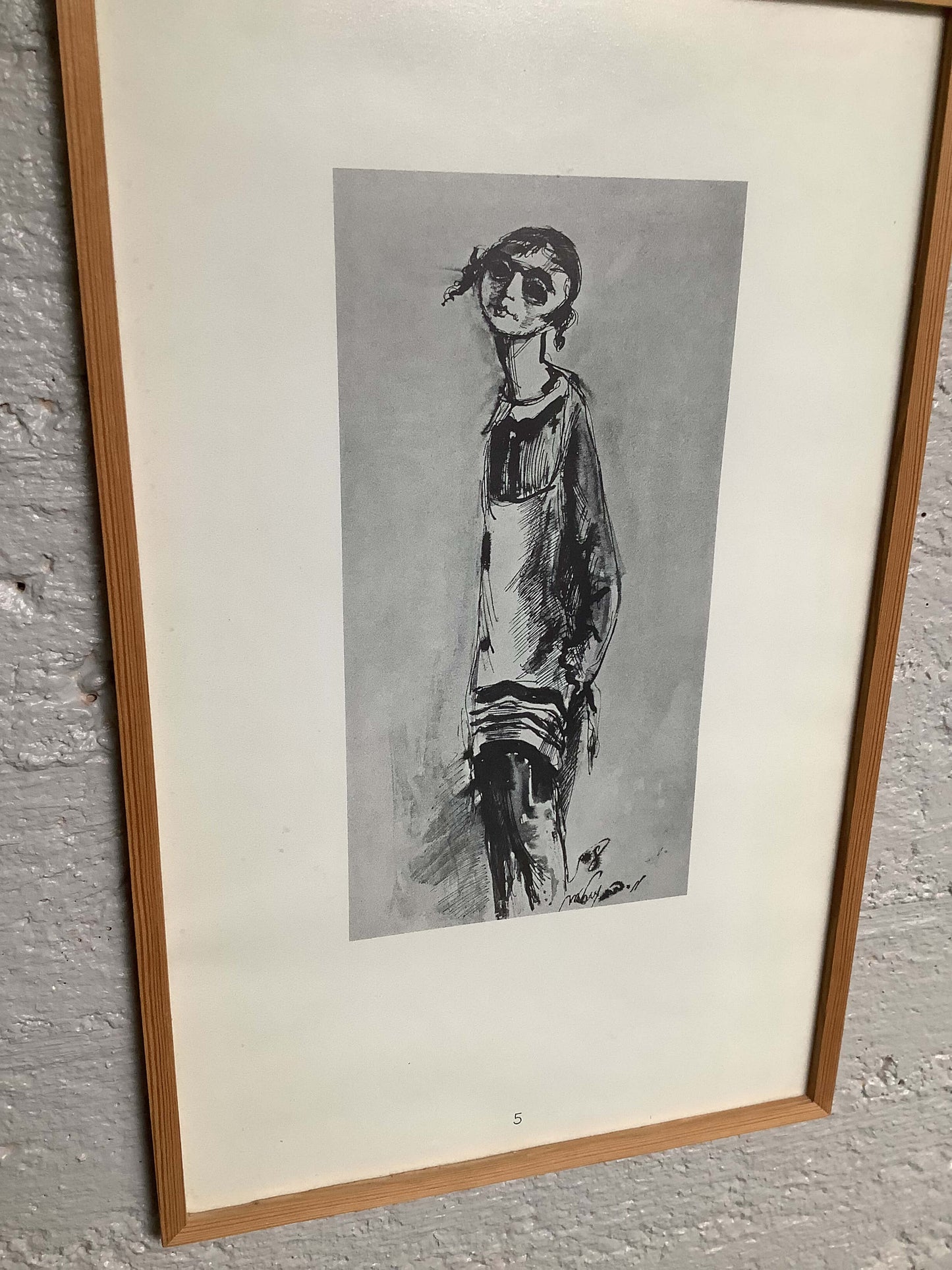 Vintage printti taulu