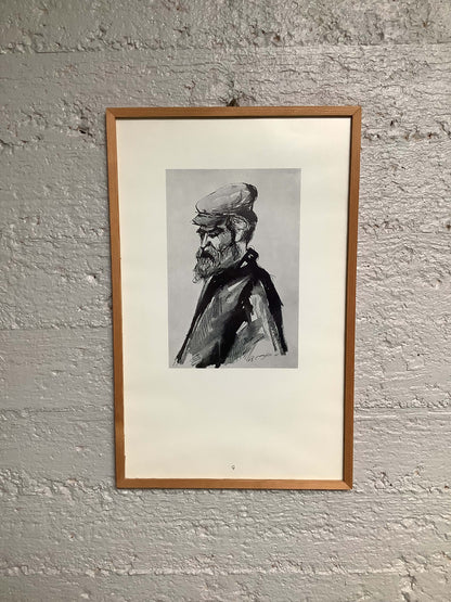 Vintage printti taulu