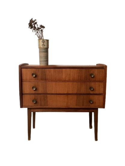 Tanskalainen teak-laatikosto 60-luku