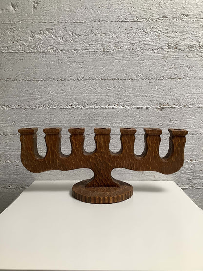 Käsintehty brutaalinen kynttilänjalka 1943, Sweden.