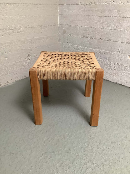 Tanskalainen punosjakkara 60/70-luku