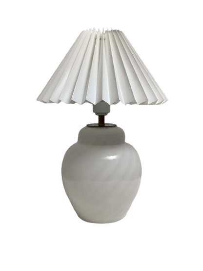70- luvun Murano- lasinen swirl pöytävalaisin, Stockman