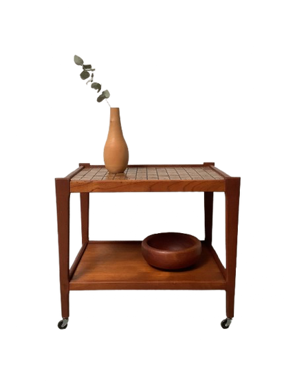 Teak-tarjoilupöytä 60-luku