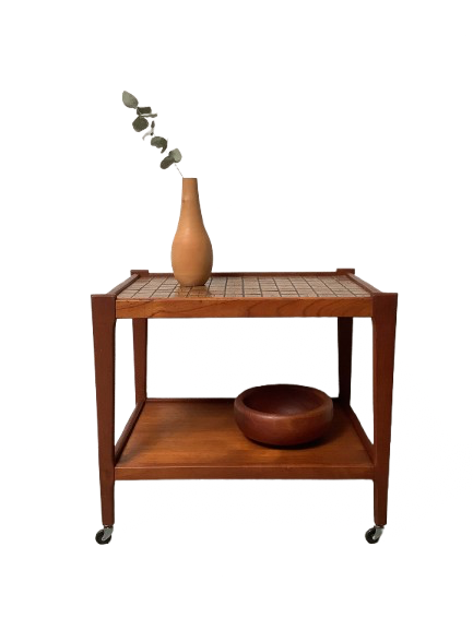 Teak-tarjoilupöytä 60-luku