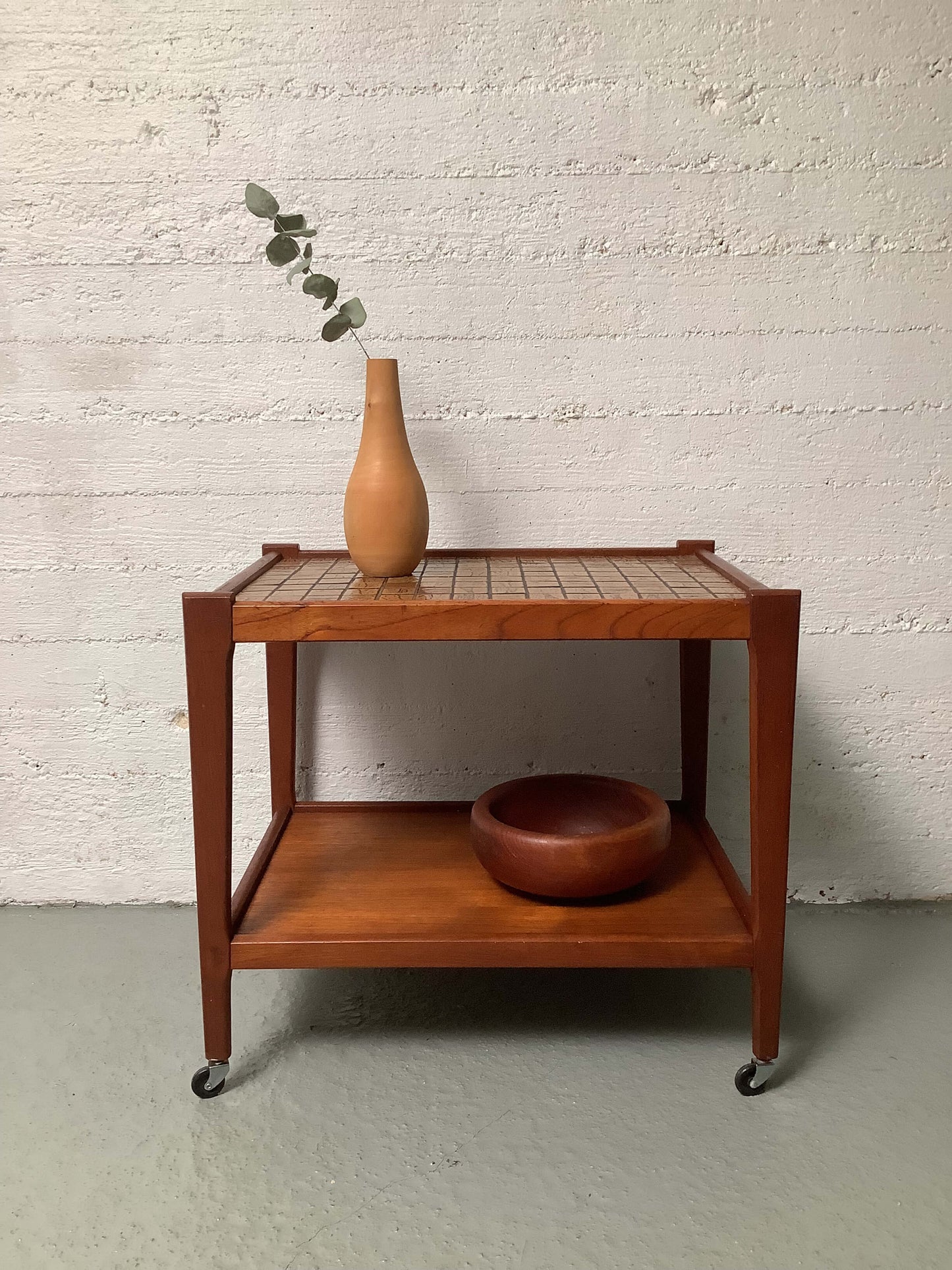 Teak-tarjoilupöytä 60-luku