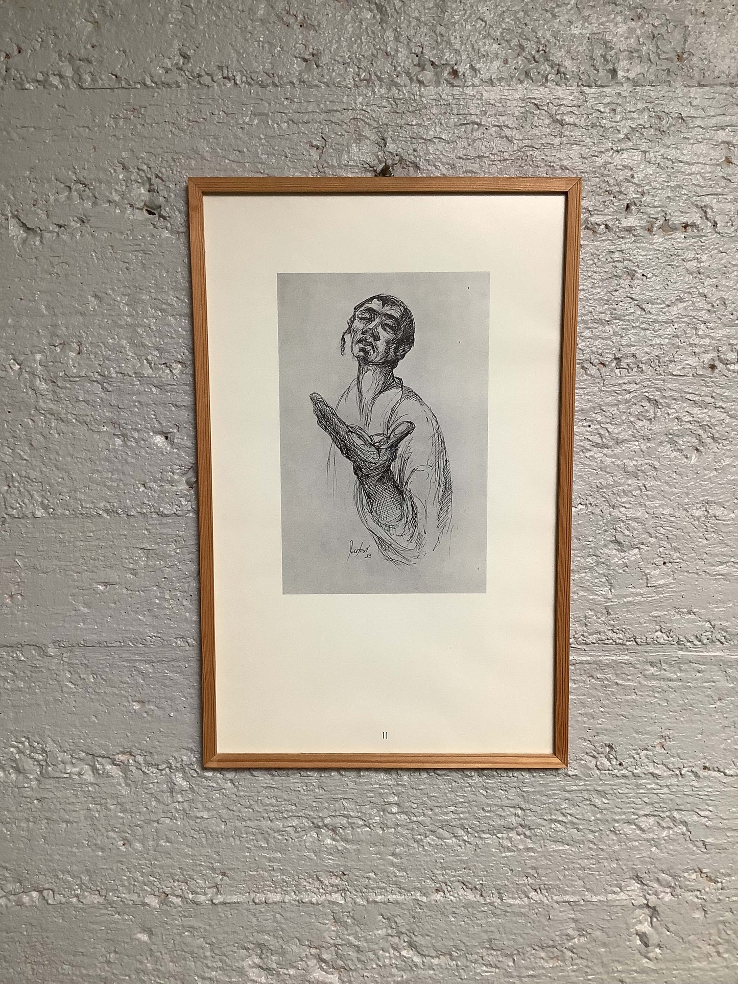 Vintage printti taulu